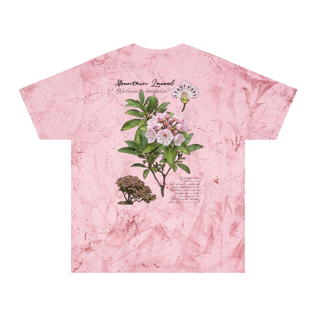 NATIVE: Mountain Laurel - Color blast T-shirt