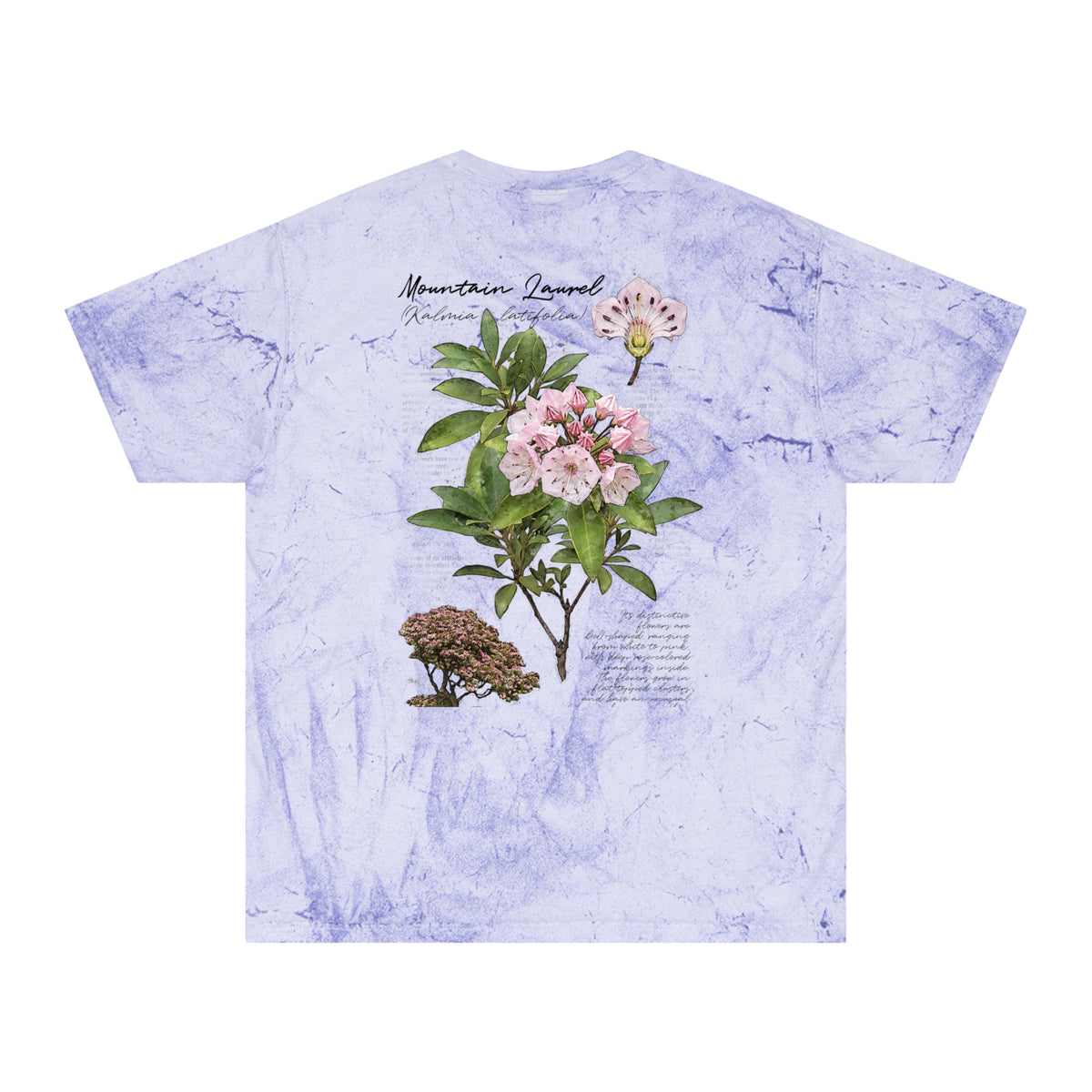 NATIVE: Mountain Laurel - Color blast T-shirt