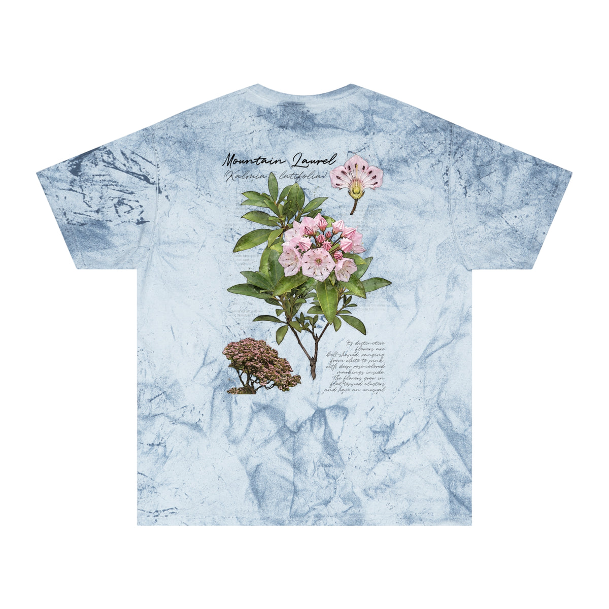 NATIVE: Mountain Laurel - Color blast T-shirt