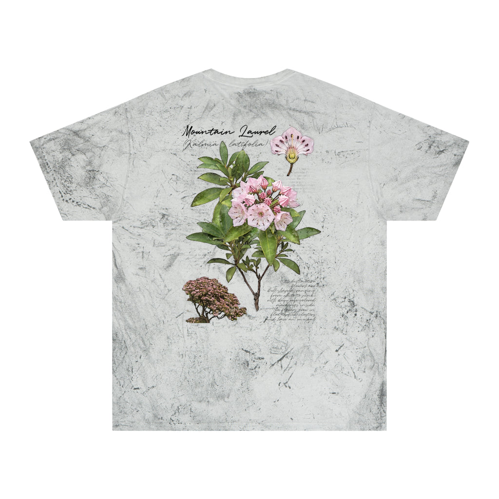 NATIVE: Mountain Laurel - Color blast T-shirt