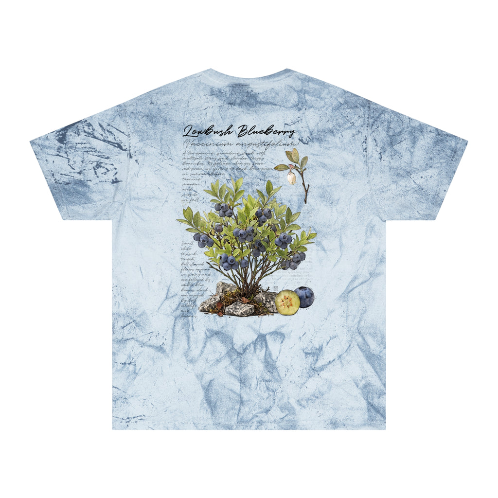 NATIVE: Lowbush Blueberry - Color Blast T-shirt