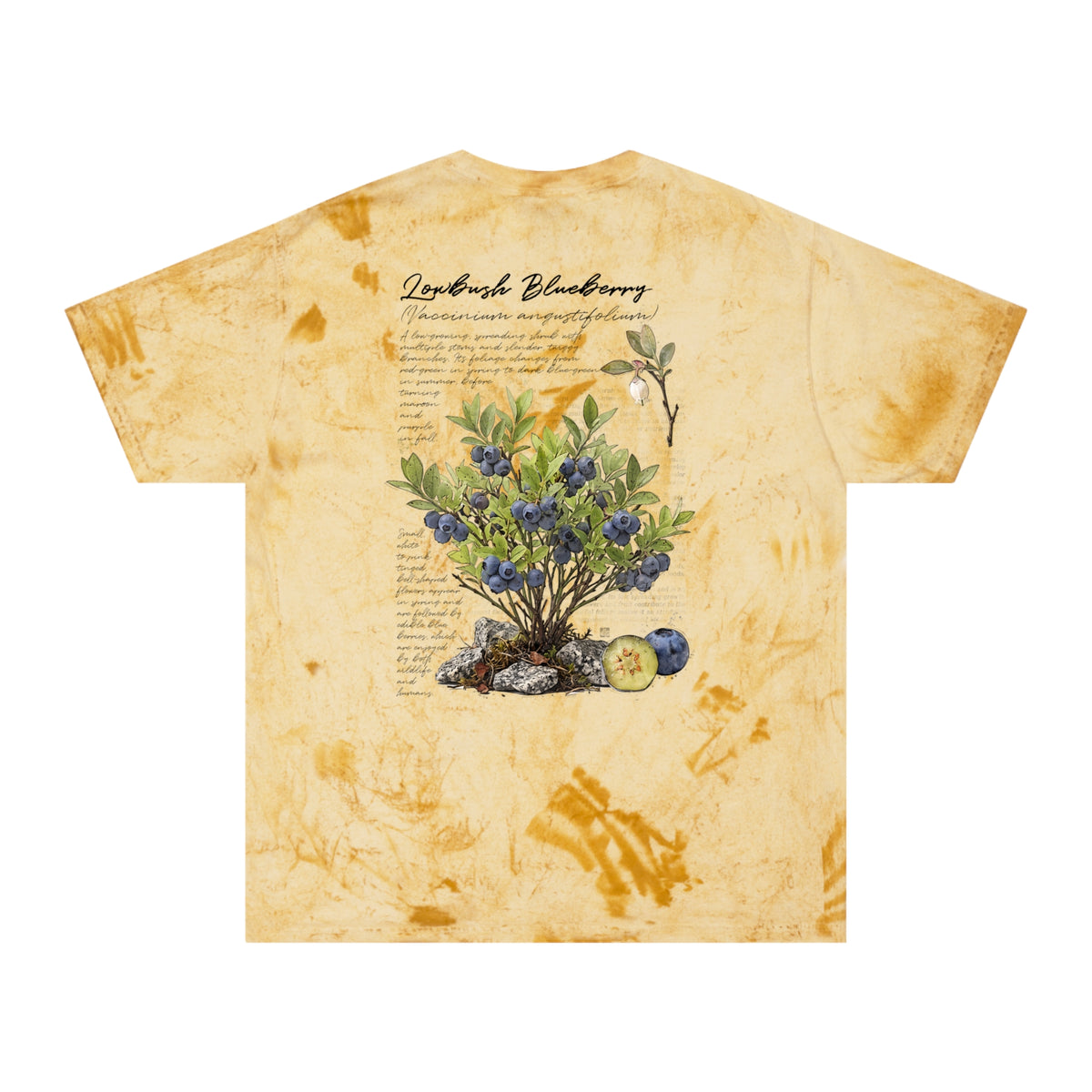 NATIVE: Lowbush Blueberry - Color Blast T-shirt