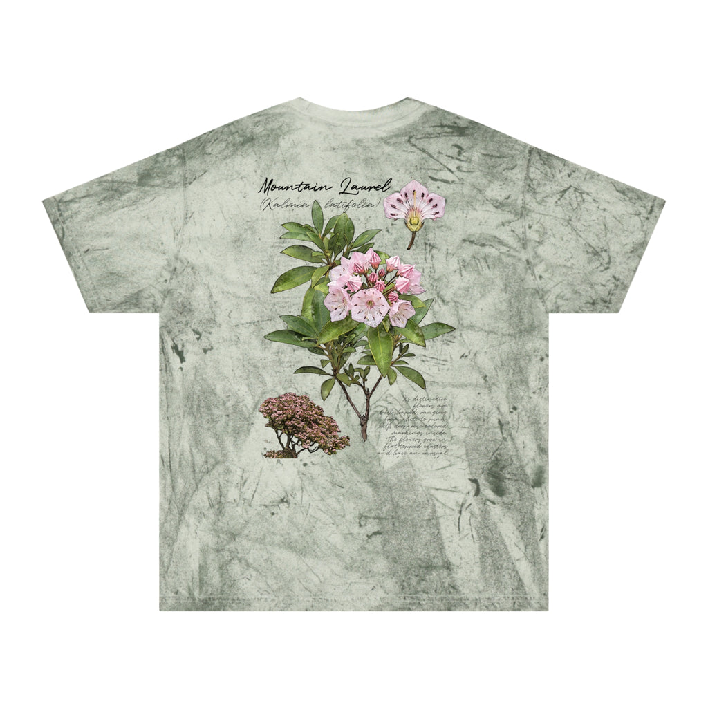NATIVE: Mountain Laurel - Color blast T-shirt